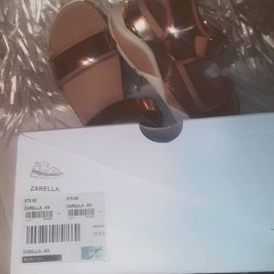 Beautiful rosegold Aldo platform sandals